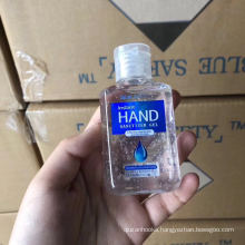 Bottled hand sanitizer 60ml portable blue safe 75% hand sanitizer cleaning tool